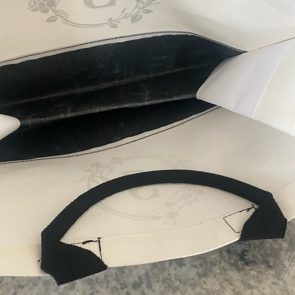 Canvas Tote Bag Large Initial S - Picture 4 of 9